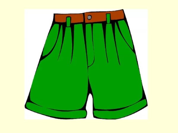 Шорты трафарет