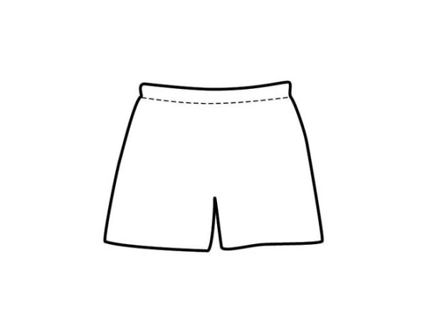 Шорты раскраска