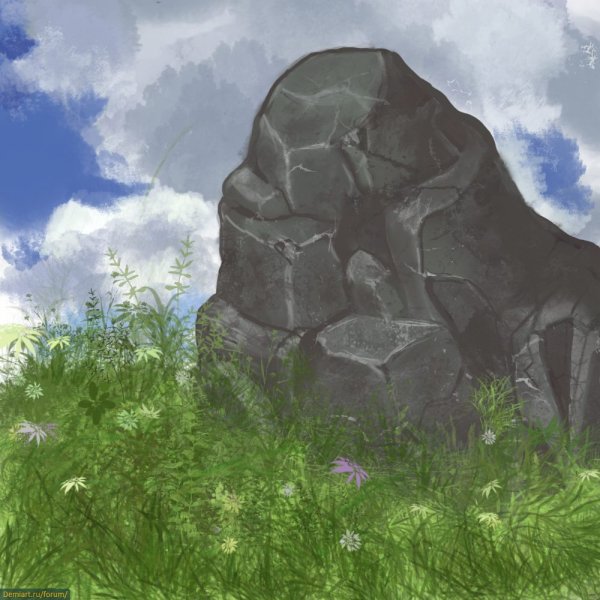 Рисунки на камнях