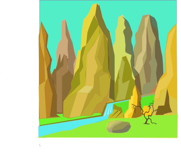 Скала рисунок