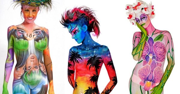 Рисование на женском теле