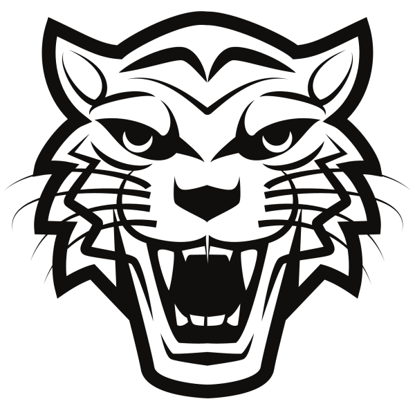 Голова тигра силуэт