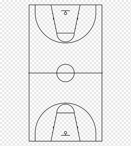 Разметка Basketball поля