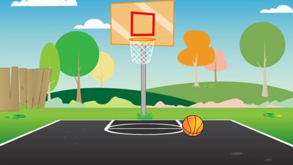 Спортивная площадка мультяшная