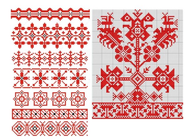 Русская народная вышивка 5 класс