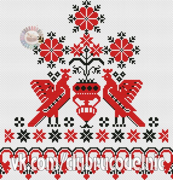 Орнамент русский для рушника