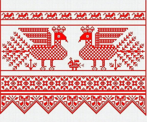 Великорусские узоры Далматова