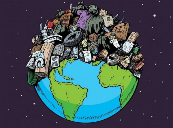 Плакат на тему мусору нет