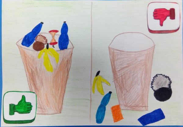 Плакат на тему утилизация мусора