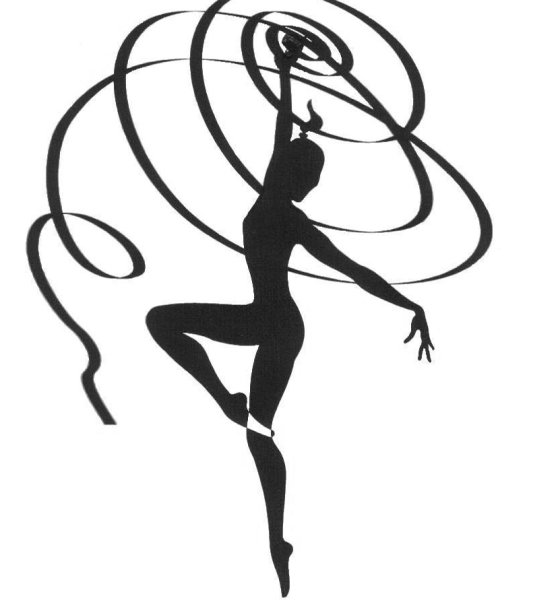 Силуэт гимнастки