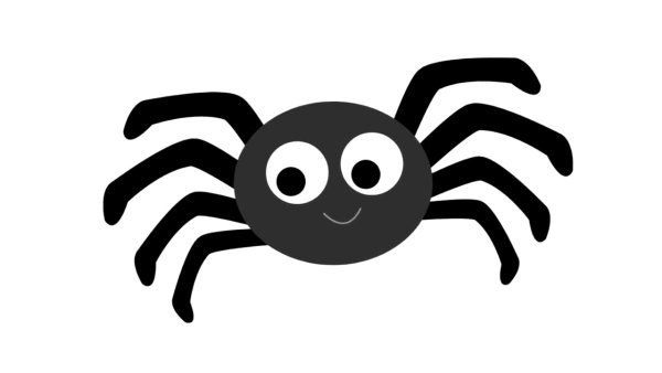 Паучок мультяшный