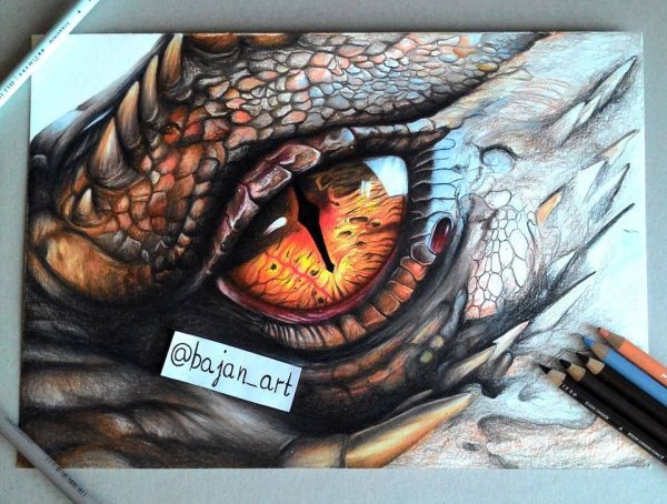 Глаз дракона эскиз