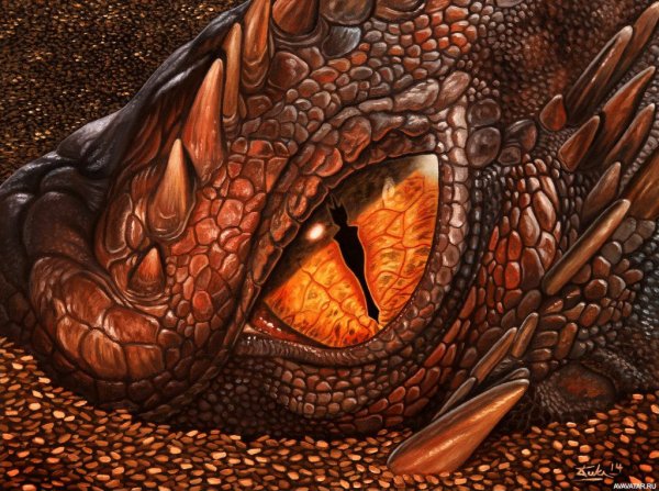 Тату Драконий глаз