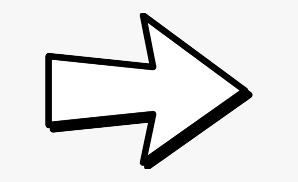 Стрелочка белая