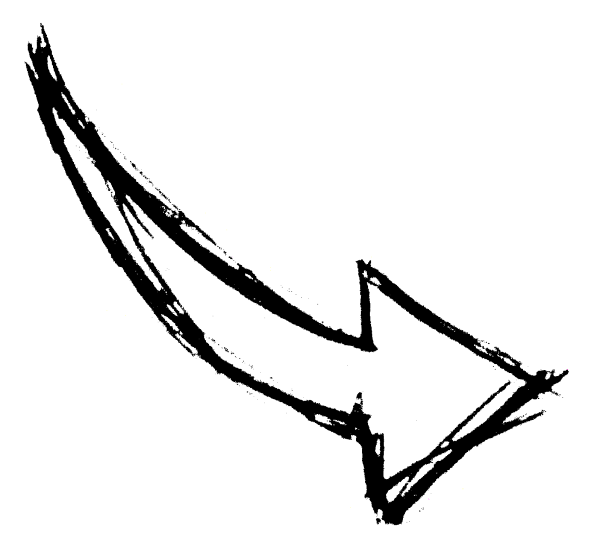 Стрелочка на прозрачном фоне