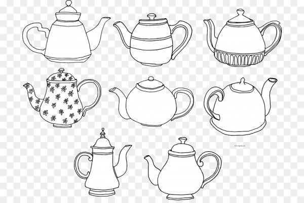 Раскраска чаепитие