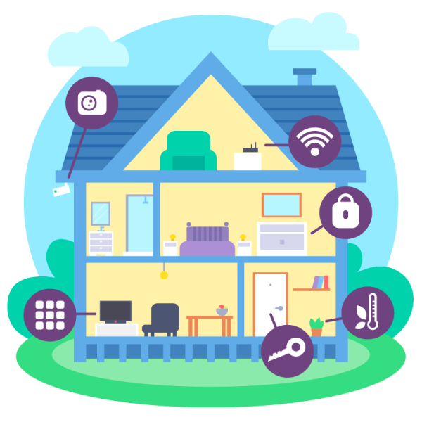 Умный дом пиктограмма