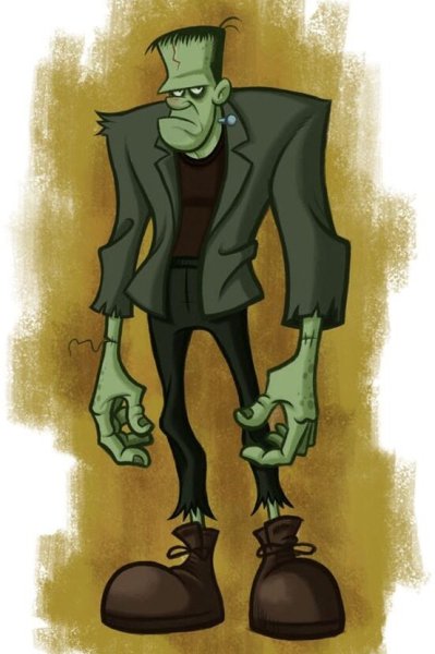 Франкенштейн нарисовать