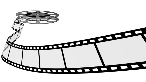 Кинолента на прозрачном фоне