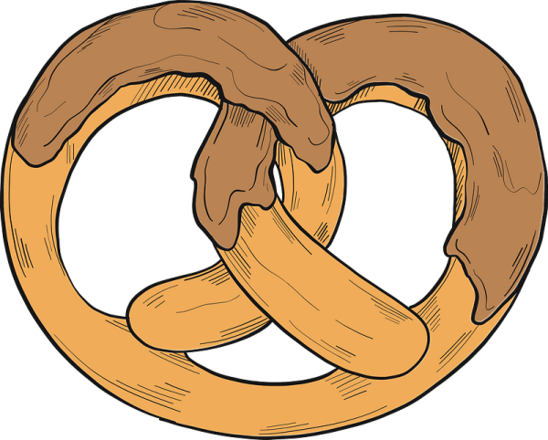 Крендель нарисованный