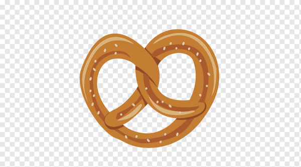 Брецель на прозрачном фоне