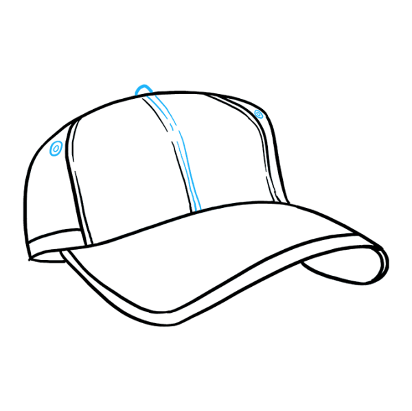 Кепка карандашом