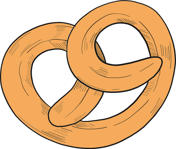 Крендель нарисованный