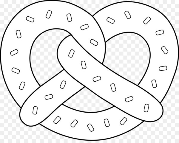 Крендельки раскраска