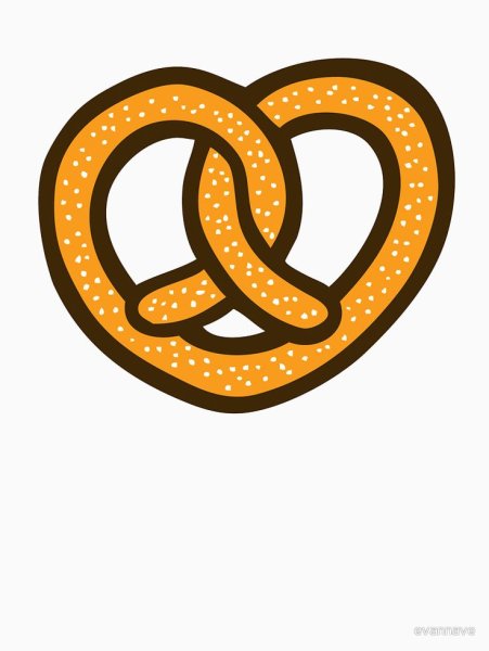 Стикер крендель