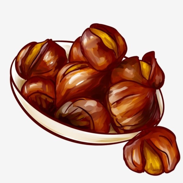 Каштан иллюстрация