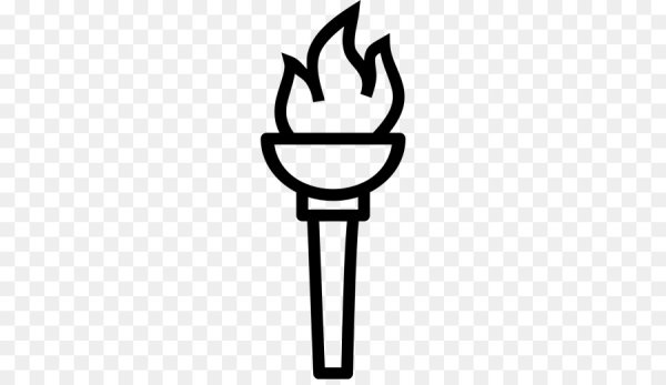 Факел нарисованный