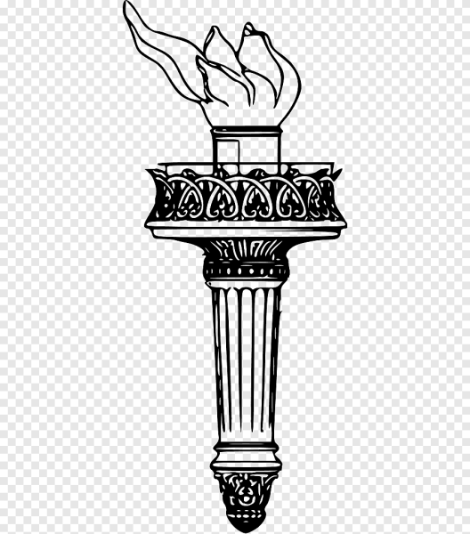 Статуя с факелом