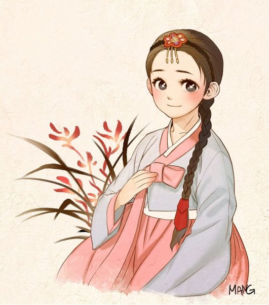 Корейский стиль рисования