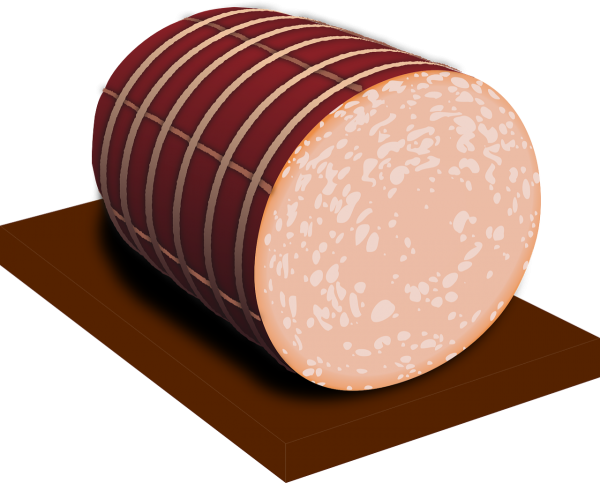 Нарисовать колбасу