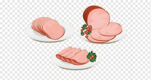 Кусок колбасы мультяшный