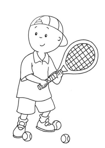 Раскраска спорт для детей