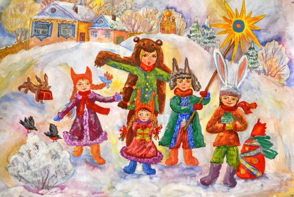 Рисование Масленица