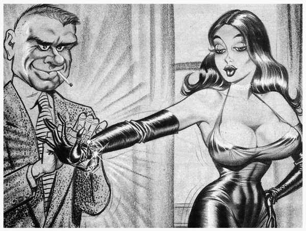 Девушка в чулках эскиз