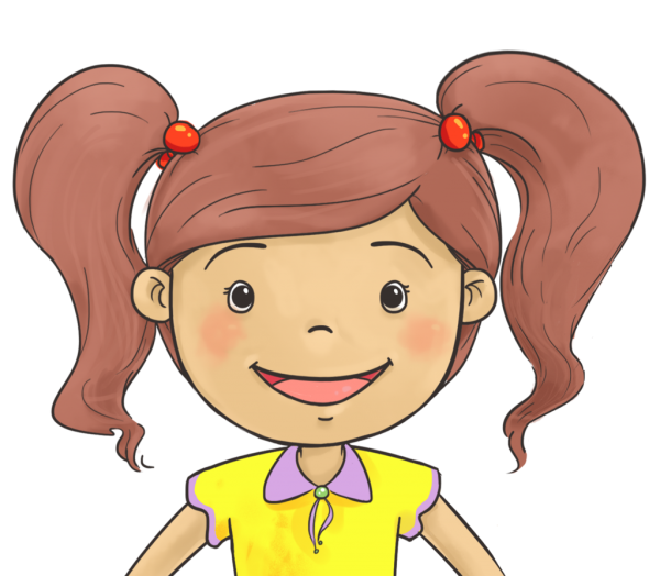 Мультяшная девочка