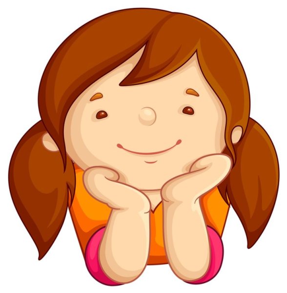 Голова девочки