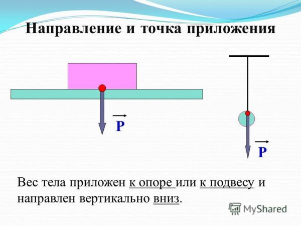 Сила тяжести изображение силы