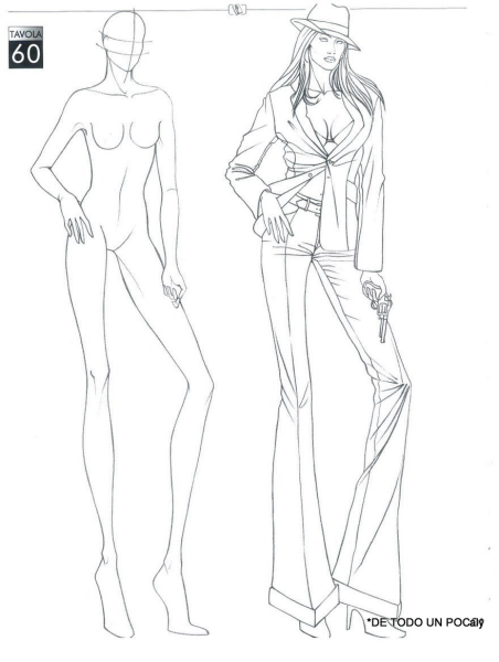 Фигура для рисования одежды