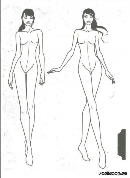 Женская фигура для рисования