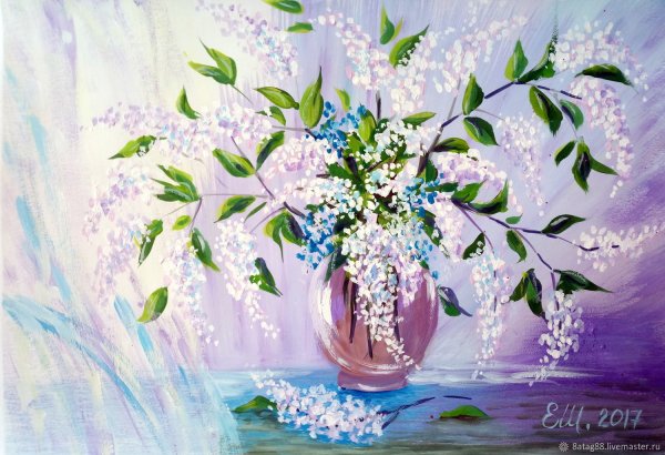 Рисование черемухи