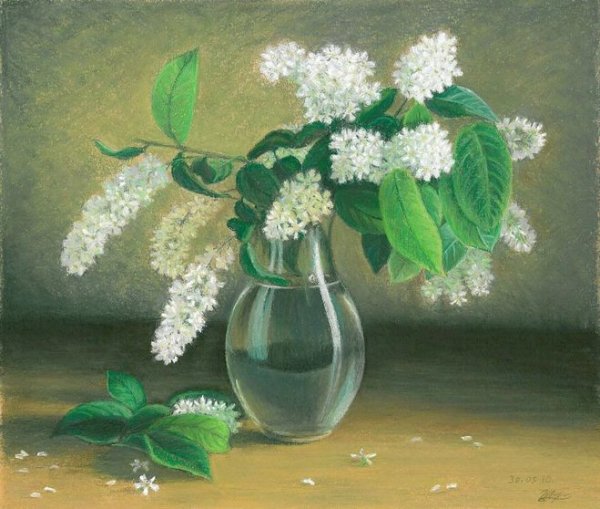 Сергей Александрович Есенин черемуха рисунок