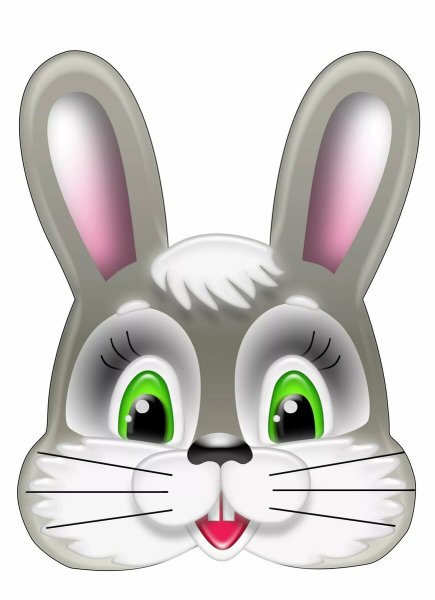 Маска зайчихи