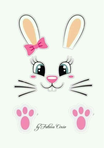 Мордочка зайца для детей