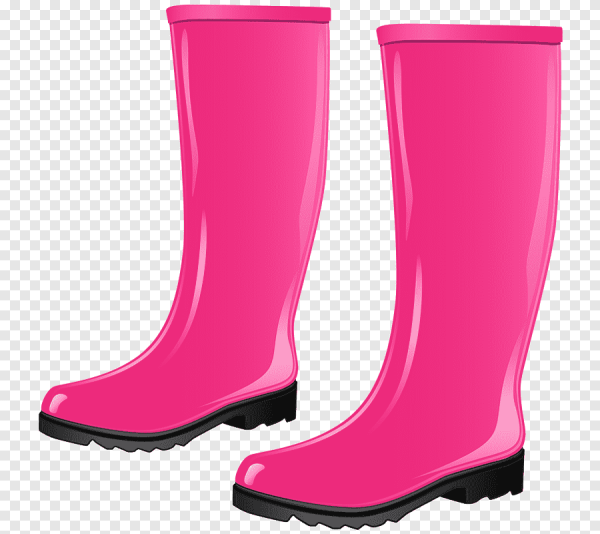 Резиновые сапоги на прозрачном фоне