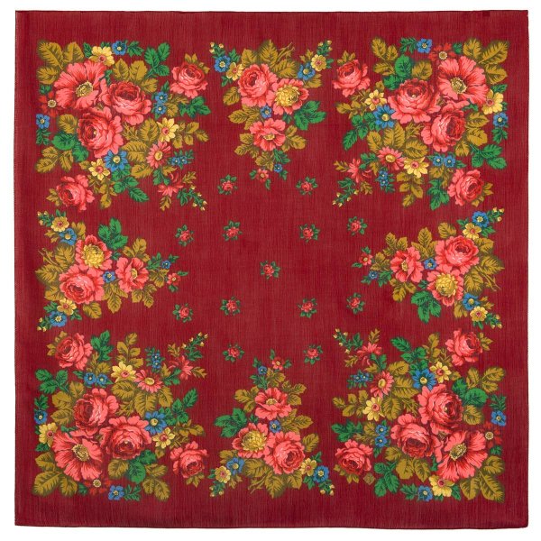 Павловопосадский платок Солнечная тропинка