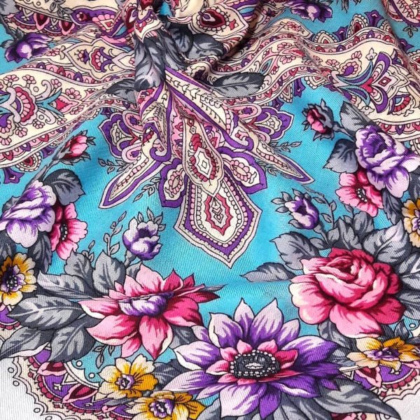 Южное солнце платок Павлопосадский